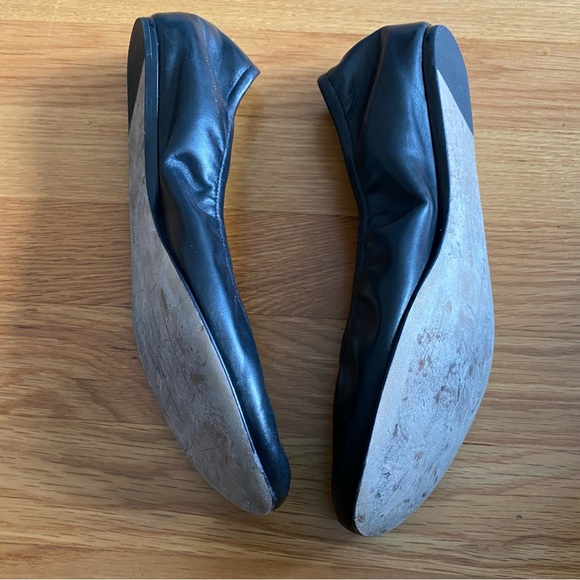 VERA WANG Napa Leather BLACK Ballet Shoes - Picture 7 of 12